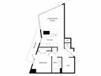 Tower 12 - Plan I 1 Bd with Den