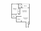 Forest Park - 1 Bedroom 1 Bath Floor Plan