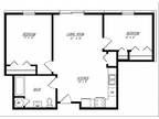 Cedar Grove Court Apartments - Two Bedroom 732 Sq. Feet