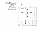 Pine Cove Apartments - 1 Bedroom Ranch