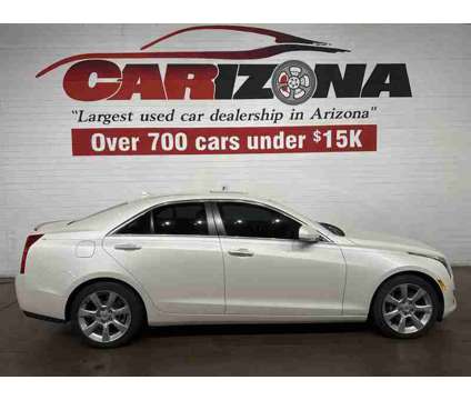 2014 Cadillac ATS 3.6L Luxury is a White 2014 Cadillac ATS 3.6L Luxury Sedan in Chandler AZ