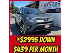 $2995 Down & *$439 a Month on this Rugged Toyota RAV4 XLE SUV 2.5 Liter AWD AT