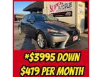 $3995 Down & *$419 a Month on this Sporty 2016 Lexus IS 200t Premium Luxury 4