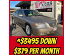 $3495 Down *$379 a Month on this Reliable 2007 Hyundai Azera Limited 4dr Sedan