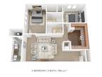 Village of Westover Apartment Homes - Two Bedroom 2 Bath - 756 sqft