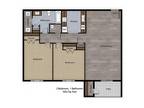 Marshall Apartments - 2 Bedroom, 1 Bathroom - 1032 SF