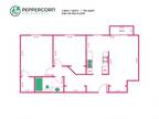 Peppercorn Apartments - 2 Bed, 1 Bath - 764 sq ft