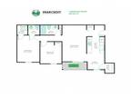 Parkcrest Apartments - 2 Bed, 1.5 Bath - 866 sq ft