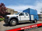 2010 Ford F-550 4X4, Crew Cab, 9' Service Body, ONLY 116,846km