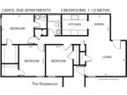 Carol Sue Apartments - Three Bedroom Rosewood