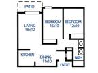 Sturbridge Village Apartments - Two Bedroom, One Bath