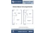 Clinton Manor Arms Apartments - Two Bedroom-Townhouse-One Bath