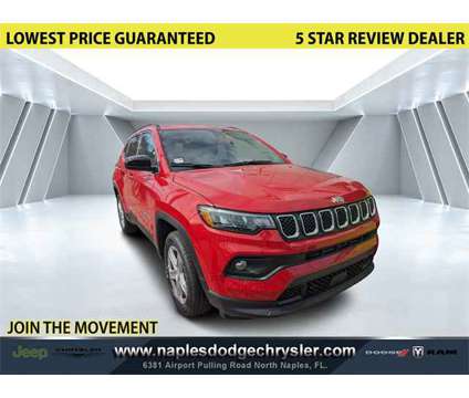 2024 Jeep Compass Latitude is a Red 2024 Jeep Compass Latitude SUV in Naples FL