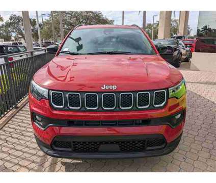 2024 Jeep Compass Latitude is a Red 2024 Jeep Compass Latitude SUV in Naples FL