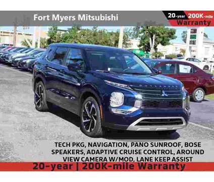 2024 Mitsubishi Outlander SE is a Blue 2024 Mitsubishi Outlander SE SUV in Fort Myers FL