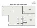 Integrity Medina Apartments - 2 Bedoom 1.5 Bath (1050sqft)