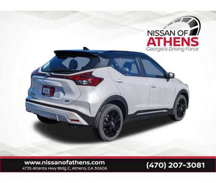 2024 Nissan Kicks SR is a Black, White 2024 Nissan Kicks SR SUV in Athens GA