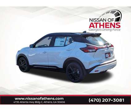 2024 Nissan Kicks SR is a Black, White 2024 Nissan Kicks SR SUV in Athens GA