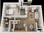 Providence at Prairie Oaks Apartments - One Bedroom One Bathroom 60%