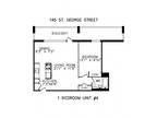 145 St. George Street Apartments - 1 bedroom, 1 bathroom with a balcony