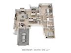 Saratoga Crossing Apartments - Two Bedroom 2 Bath- 1273 sqft