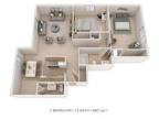 Newcastle Apartments and Townhomes - Two Bedroom 1.5 Bath