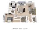 Ethan Pointe Apartment Homes - Two Bedroom 2 Bath- 1076 sqft
