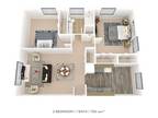 Glenbrook Manor Apartment Homes - Two Bedroom- 750 sqft