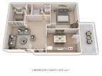Pittsford Garden Apartment Homes - One Bedroom w/ Den- 673 sqft