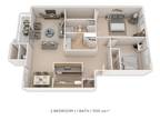 The Meadows Apartment Homes - Two Bedroom-1,100 sqft