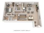 Westpointe Apartment Homes - Two Bedroom 1.5 Bath- 868 sqft