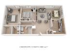 Westpointe Apartment Homes - Two Bedroom 1.5 Bath-880 sqft