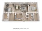 Westpointe Apartment Homes - Two Bedroom 2 Bath-880 sqft
