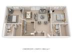 Westpointe Apartment Homes - Two Bedroom 2 Bath- 964 sqft