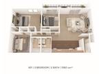 Lakeshore Drive Apartment Homes - Three Bedroom 2 Bath 1,060 sqft