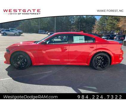 2023 Dodge Charger R/T Scat Pack Widebody is a Red 2023 Dodge Charger R/T Scat Pack Sedan in Wake Forest NC