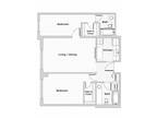 Oak Park City Apartments - Two Bedroom, Two Bath (C3)