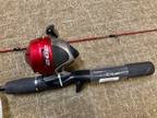 Zebco 202 Spincast Reel and Fishing Rod Combo 5'6" 2 piece tackle NEW