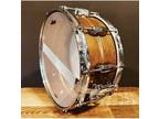 Ludwig Copper Phonic Snare Drum - 6.5" x 14" Raw Patina Finish