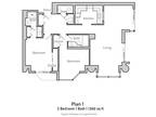1700 California St Residential - 2 Bedroom - Plan 1