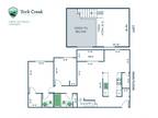 York Creek Apartments - 2 Bed, 1 Bath Loft - 1,076 sq ft