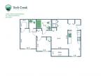 York Creek Apartments - 2 Bed, 1.5 Bath - 844 sq ft