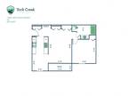 York Creek Apartments - 1 Bed, 1 Bath - 670 sq ft