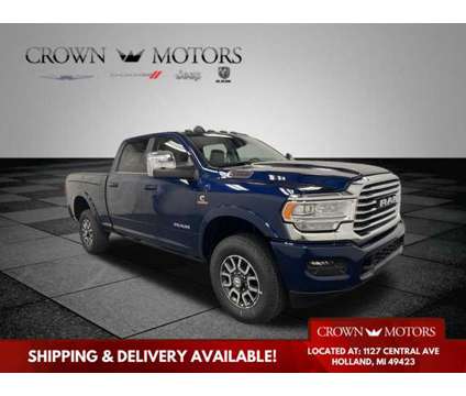 2024 Ram 2500 Longhorn is a Blue 2024 RAM 2500 Model Longhorn Truck in Holland MI