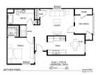 Sky View Pines Apartments - Plan 1 Type B