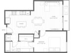 Harbor Heights 55+ Community - Floor Plan B2 One Bedroom