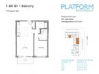 Platform Apartments - One Bedroom B1