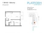 Platform Apartments - One Bedroom B2