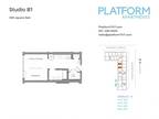 Platform Apartments - Studio B1