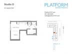 Platform Apartments - Studio D